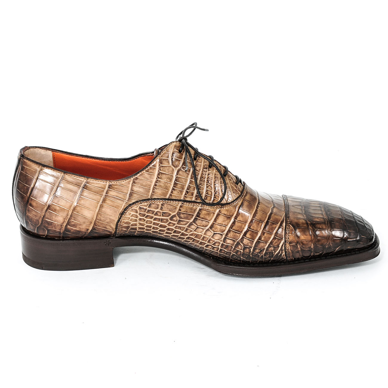 santoni crocodile shoes