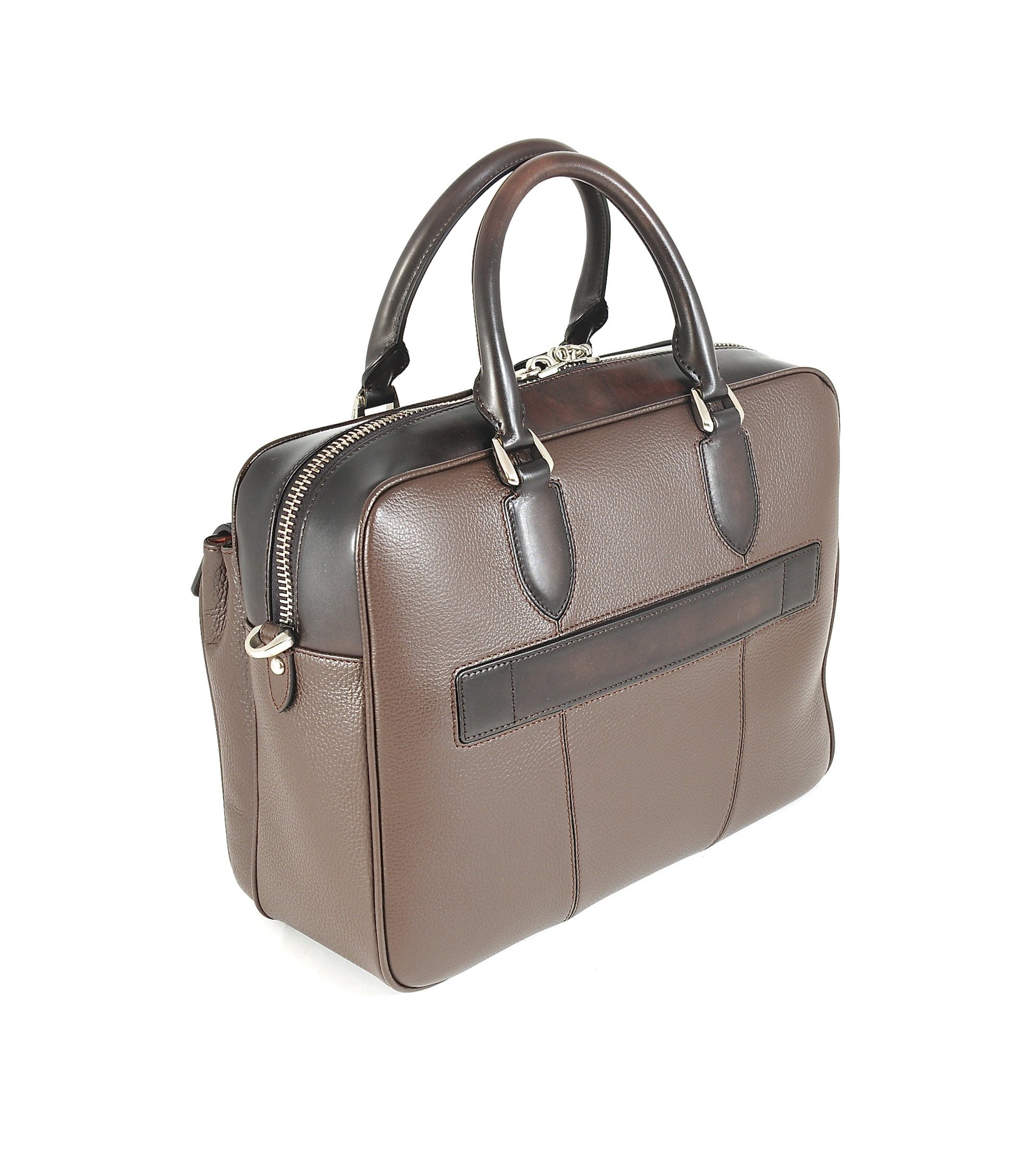 Dunhill Boston Leather Briefcase in Brown for Men