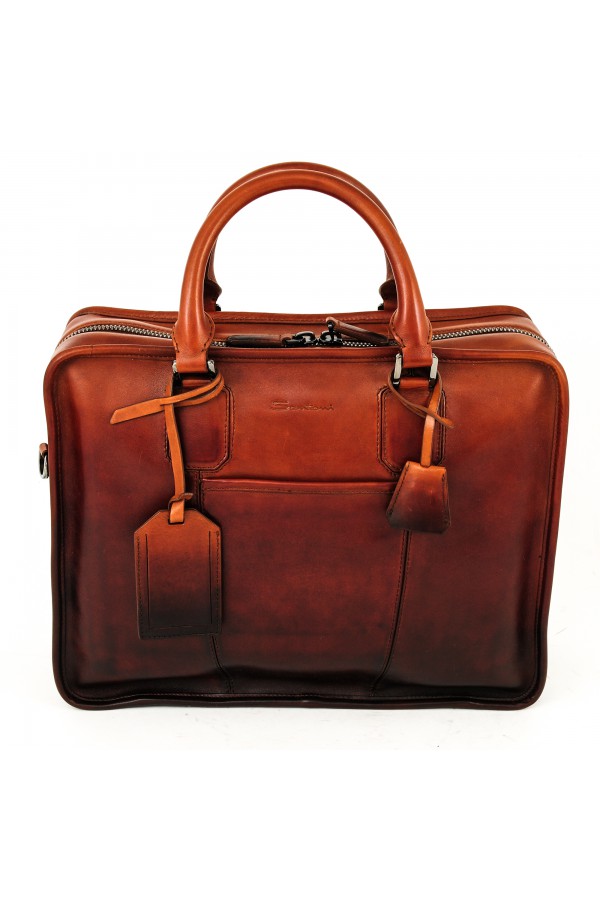 santoni briefcase